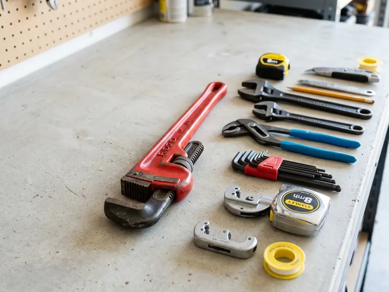 Professional plumbers in Tallula, IL equipped with top-tier tools for residential and commercial plumbing services.